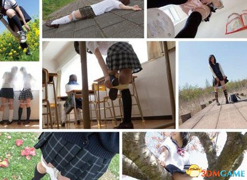 日本再现内裤半脱写真集女生内内频繁滑落