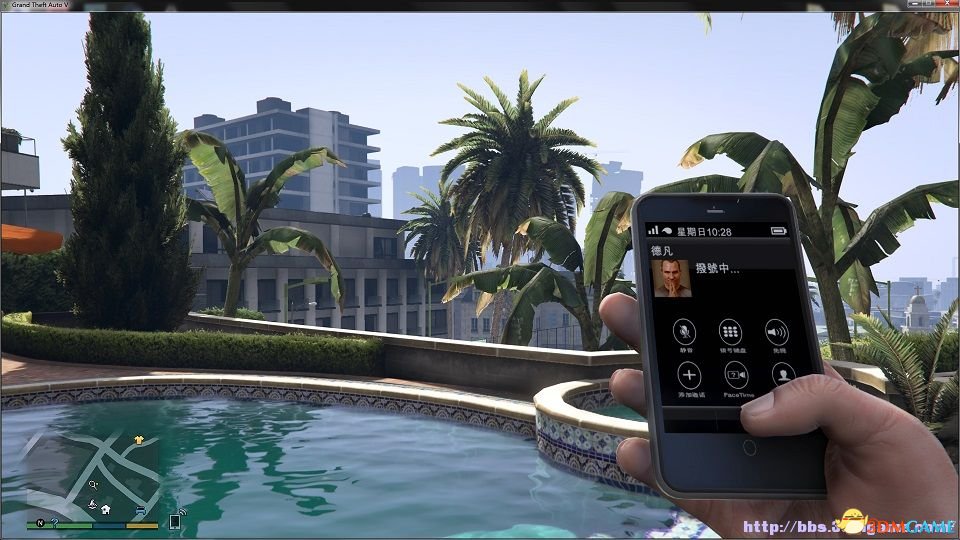 侠盗猎车5GTA5PC版真实手机MODiPhone三星手机MOD_www.3dmgame.com