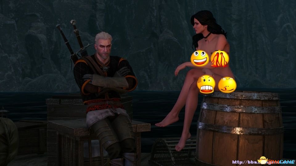 巫师3狂猎叶奈法完全果体MOD任何场景均可显示果体_www.3dmgame.com