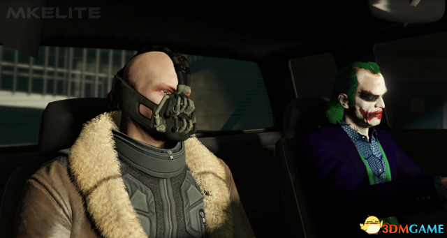 小丑贝恩神还原 《侠盗猎车5》重现《蝙蝠侠》场景