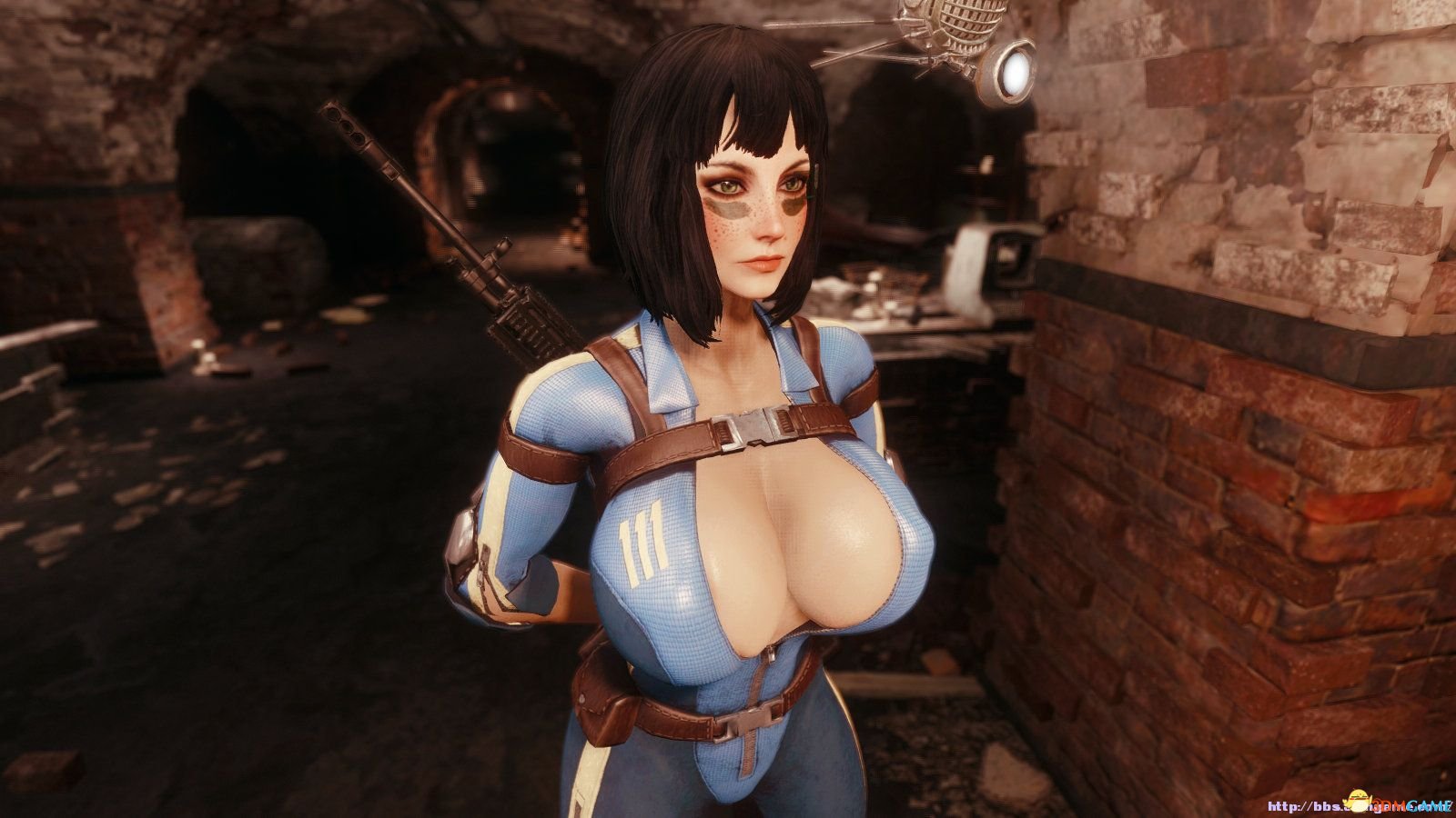 辐射4巨乳妹子mod自由调整乳量mod大胸福利mod