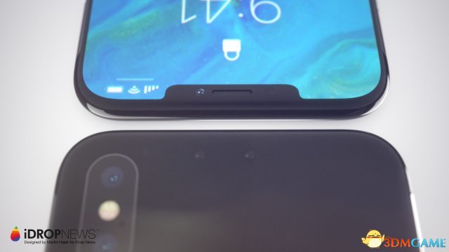 iPhoneX Plus高清概念图:双SIM卡 全面屏更彻