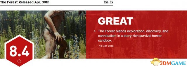 《森林》IGN 8.4分：故事丰满的生存恐怖沙盒