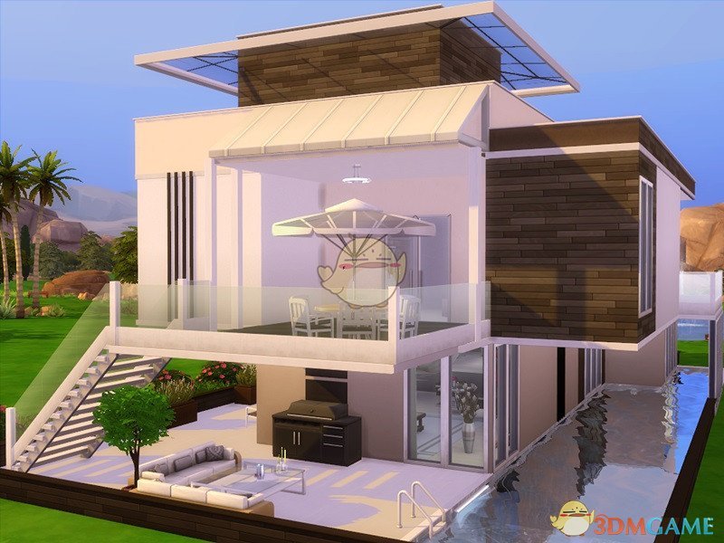模拟人生4现代开放式住宅mod