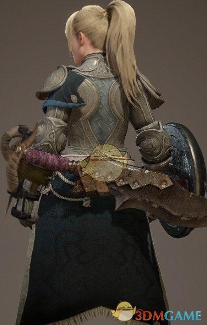 1,一款外观非常好的西洋风格女性骑士盔甲套装;mod说明"金属女骑士
