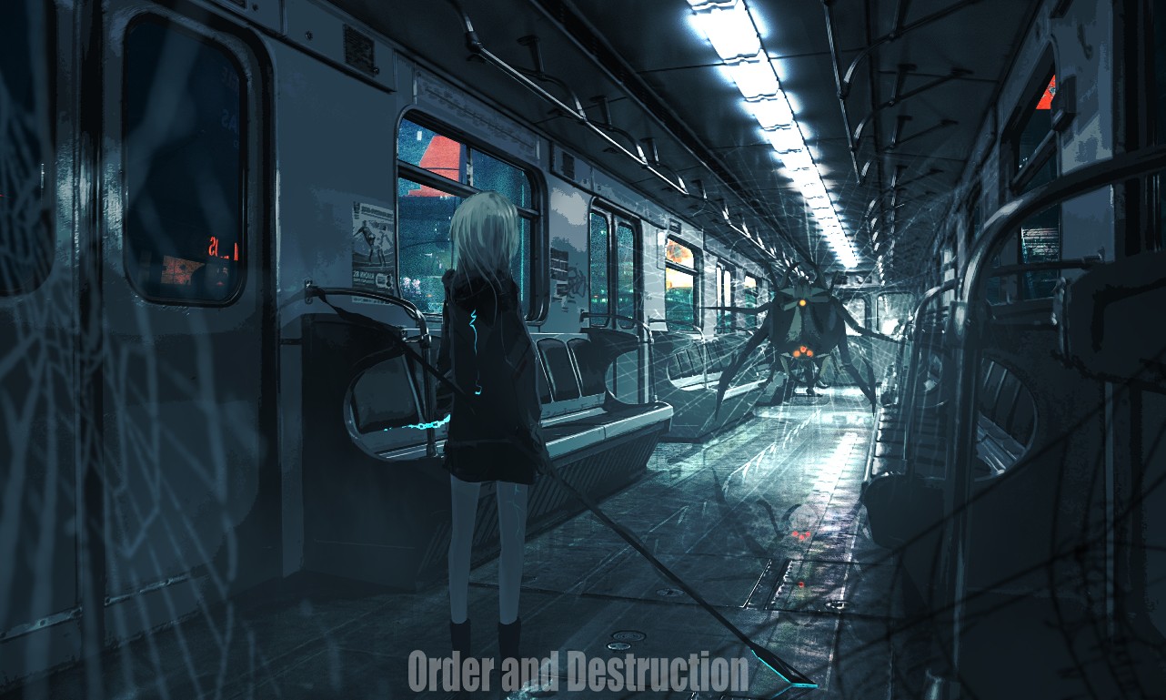 《wallpaper engine》地铁少女与异性的战斗动态壁纸