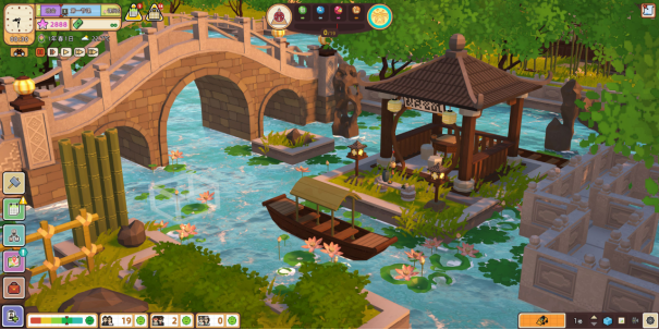 這款國產模擬經營游戲 能讓你打造最精致的款國水鄉學園