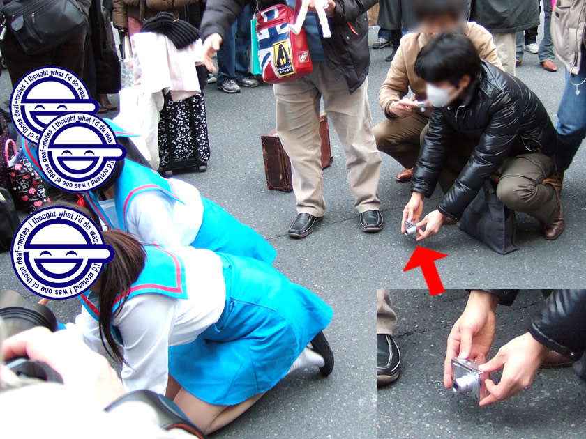 日本盗摄团体瞄准cosplayer 喜拍裙底风光