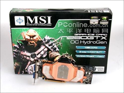 微星 N280GTX OC HydroGen