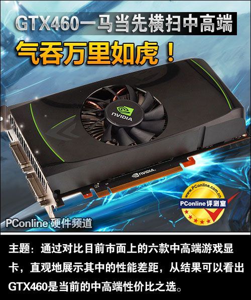 气吞万里如虎!GTX460一马当先横扫中高端