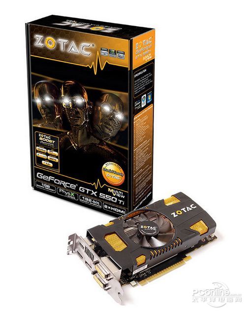 索泰GTX550Ti多屏版显卡