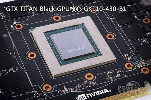 TITAN Black核心部分的GK110-430
