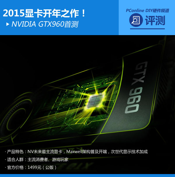 2015显卡开年之作！NVIDIA GTX960首