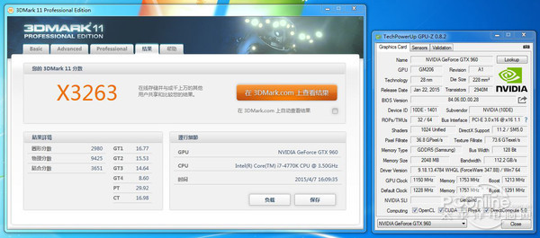 GTX960跑分截图