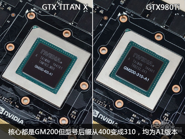 GTX980Ti/TITAN X外观及拆解对比
