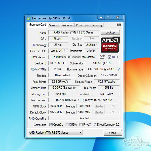 参测R7/9 300系列显卡一览