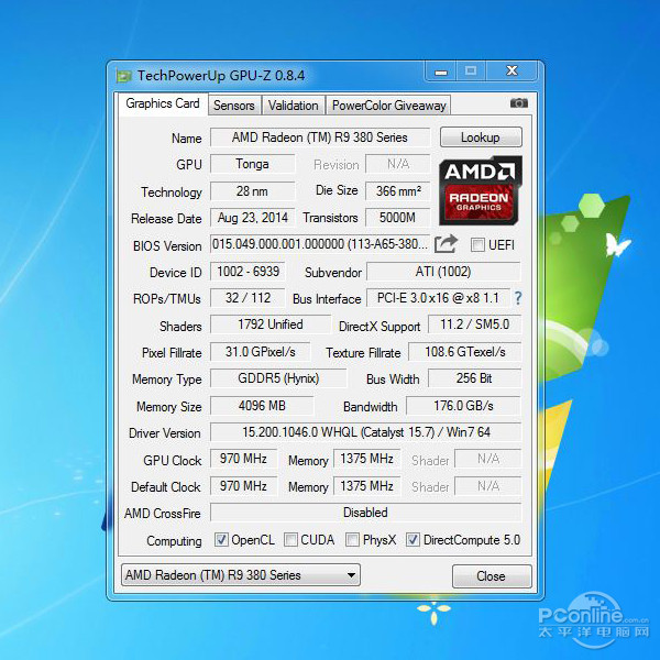 参测R7/9 300系列显卡一览