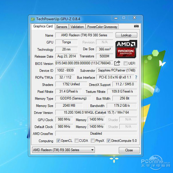参测R7/9 300系列显卡一览