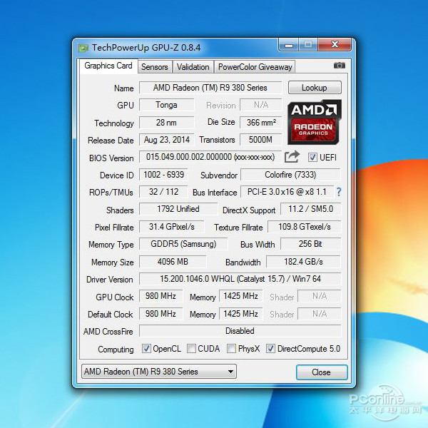 参测R7/9 300系列显卡一览