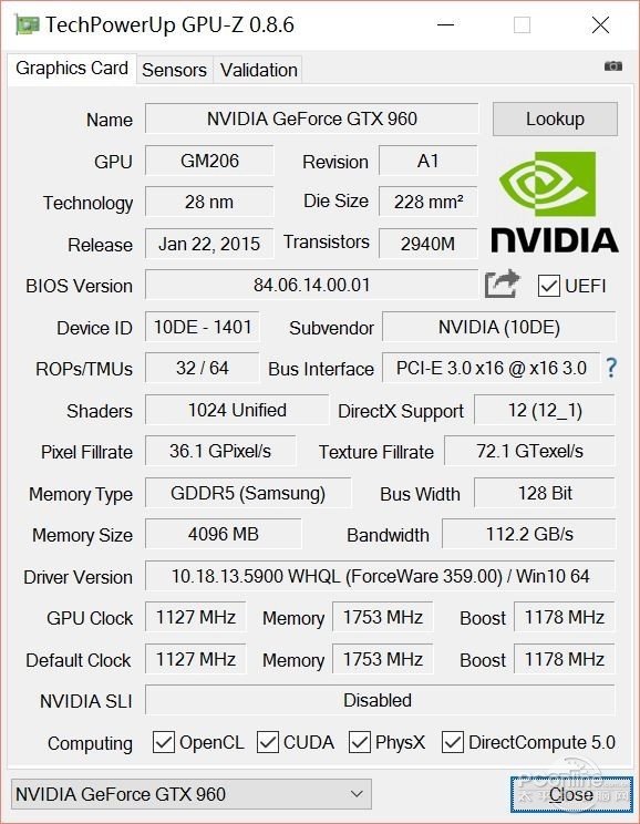 昂达GTX960