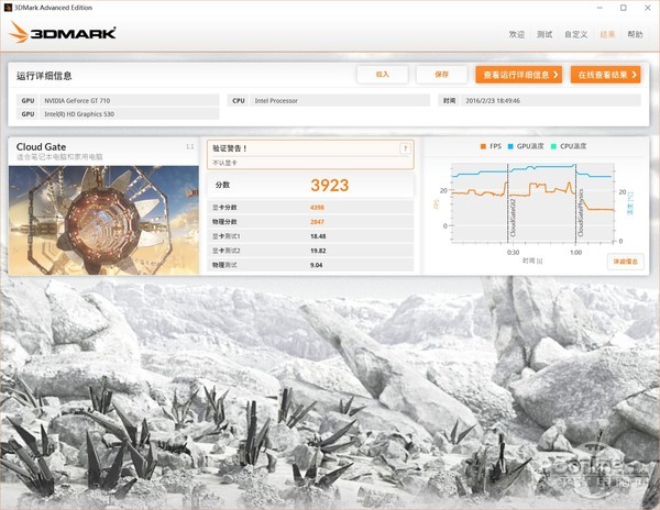 GT710 3DMark成绩