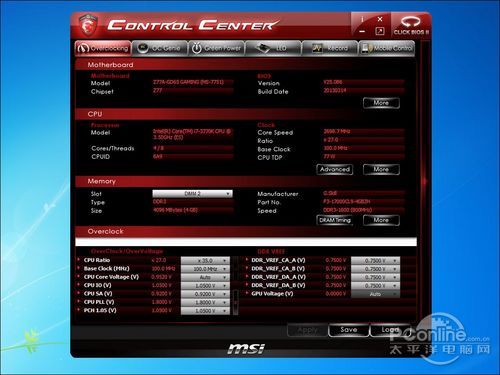 微星 Z77A-GD65 Gaming 评测