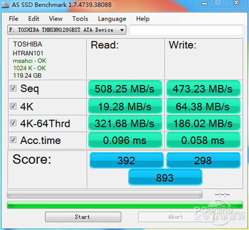 东芝 128G SSD