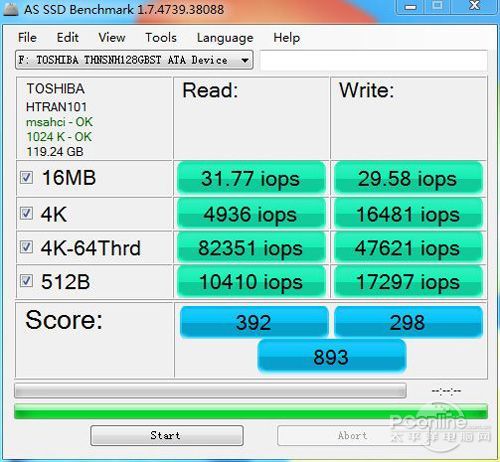东芝 128G SSD