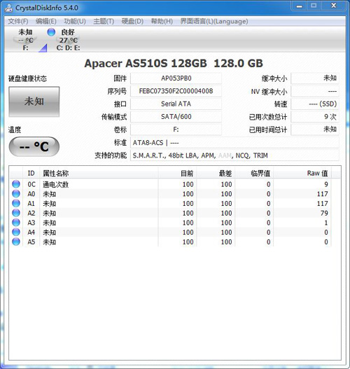 测试成绩