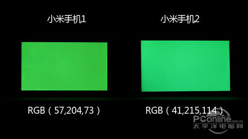 小米手机M1和M2显示屏分析