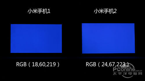 小米手机M1和M2显示屏分析