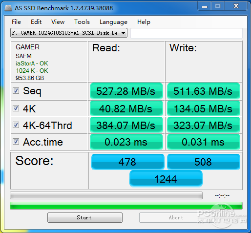 影驰GAMER 1T Plus