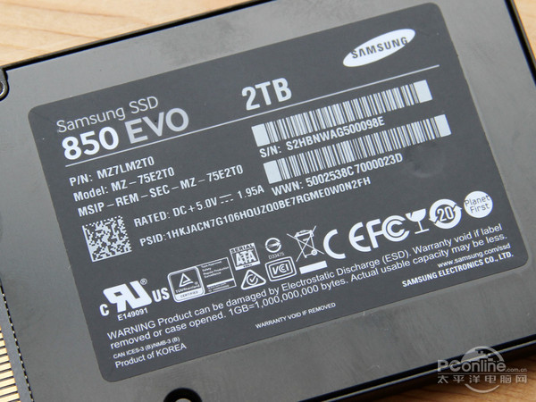 三星850EVO 2TB