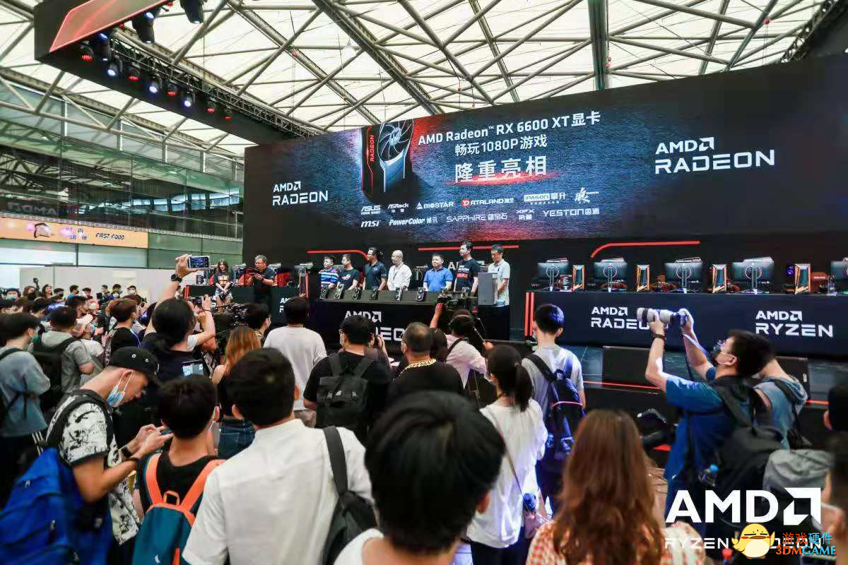 AMD Radeon RX 6600 XT新品显卡首秀 掀起ChinaJoy 2021首日小高潮