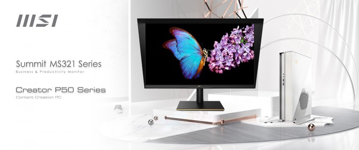 微星推出Creator P50台式机与Summit MS321旗舰显示器