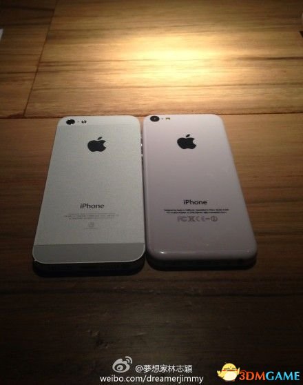 林志颖晒疑似iPhone5C与iPhone5对比图