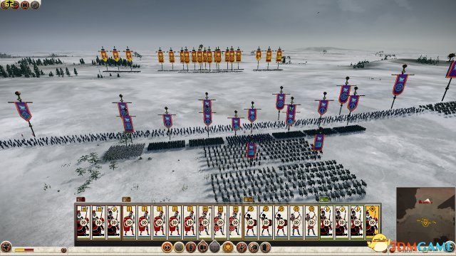 罗马2：全面战争 调整队列方向的方法 怎么调整方向