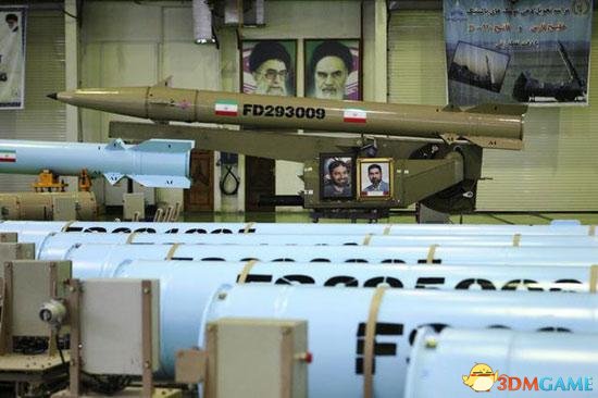 资料图：伊朗对外展示导弹库