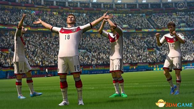 《FIFA 14》预测德国队将会获得巴西世界杯冠