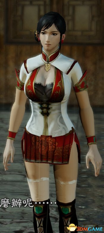 真三国无双7 with 猛将传 红白短袖练师|