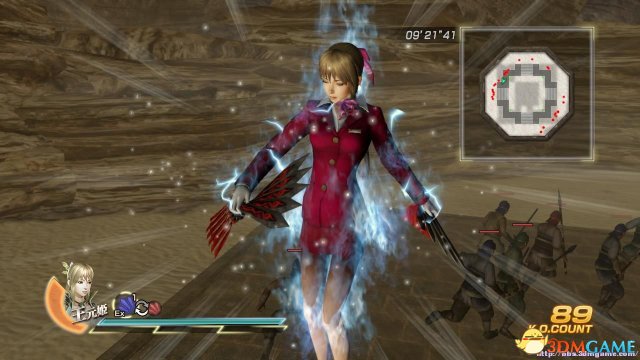 真三国无双7 with 猛将传 王元姬玫红职业装|