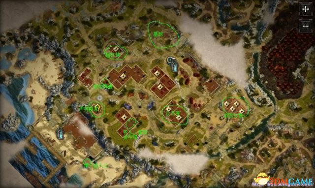 神界3：原罪 简易全主线任务通关指引地图标示攻略