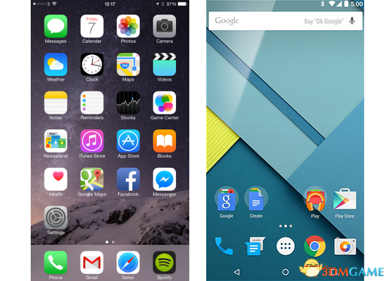 Android 5.0 LollipopңĿǰΪֹıԶiOS 8ȶ