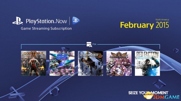 Playstation now 2015年2月登陆北美的游戏