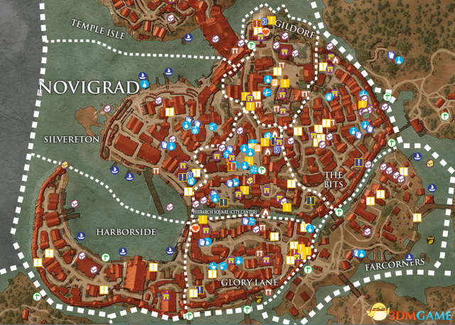 巫师3全物品收集地图
