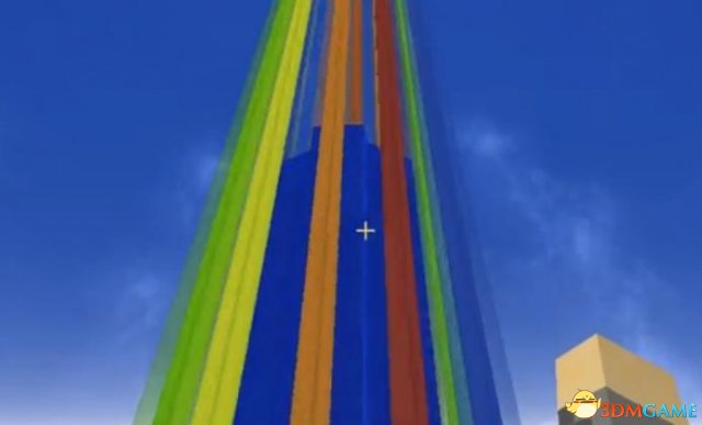 我的世界彩虹喷泉制作