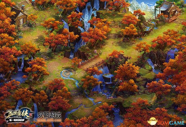 《盖世豪侠》新地图-世外枫林