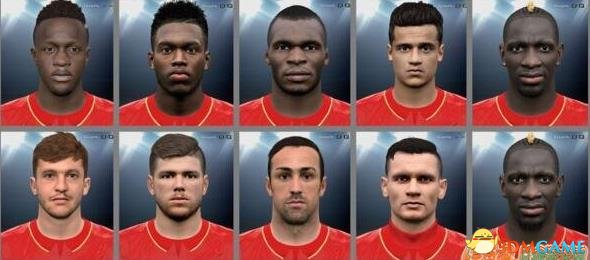 PES2016利物浦球员脸型