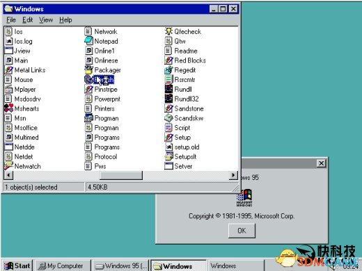 ¾䣺Windows 95