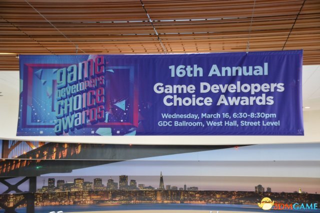 游戏开发者选择奖（Annual Game Developers Choice Awards）将在此处进行颁奖